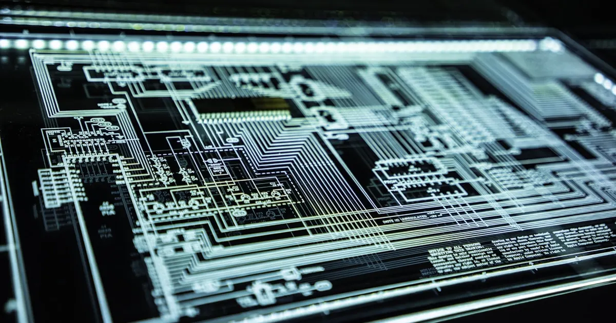 Modern office technology with Bluetooth connectivity visualization