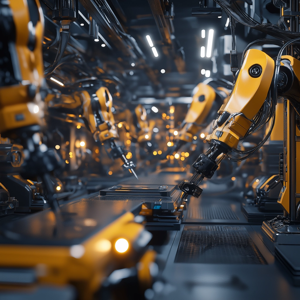 Large Language Models (LLM) in factory processes incorporating MES system.